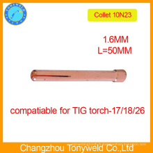 10N23 1.6mm collet pour soudure torche TIG soudure pièces